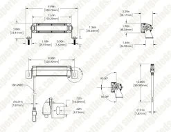 6" LED Light Bar - 2,100 Lumens Combination Beam - 5700K Cool White - Vehicle Lighting -Nebo Sales Store orbu6 21ws cb
