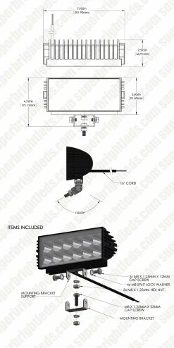 8" Xtra Series Off-Road LED Light Bar - 36W, 2,700 Lumens, 35 Degree Beam - Durable Vehicle Lighting 20 8" Xtra Series Off-Road LED Light Bar - 36W, 2,700 Lumens, 35 Degree Beam - Durable Vehicle Lighting -Nebo Sales Store orbx8 36wd sp assembly digimark