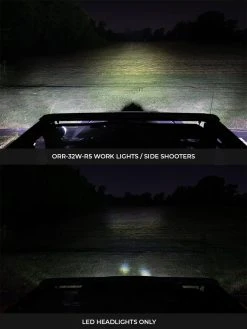 4.5" Round LED Pod Lights - 32W, 4,300 Lumens - 2 Pack for Vehicles & Emergency Use -Nebo Sales Store orr 32w r5 drivers perspective distance