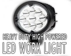 5.75" Off-Road LED Work Light & Driving Light - 27W, 2100 Lumens, 60 Degree Beam, 2-Pack - Durable Vehicle Lighting -Nebo Sales Store oval heavy duty work light 1