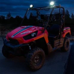 5.75" Off-Road LED Work Light & Driving Light - 27W, 2100 Lumens, 60 Degree Beam, 2-Pack - Durable Vehicle Lighting -Nebo Sales Store oval led work light atv night 1