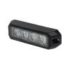 4" Grille and Surface Mount LED Strobe Light Head - 12W | High-Intensity Warning Light for Vehicles