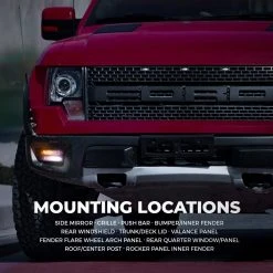 18W Green/White Grille & Surface Mount LED Strobe Light - High Visibility Warning Light for Vehicles -Nebo Sales Store p strb x18 artboard6