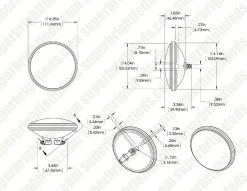 6-Pack Weatherproof PAR36 LED Light Bulb - 50W Equivalent Amber Screw Pin Flood Light for Vehicles -Nebo Sales Store par36 nw9w 30 assembly for site