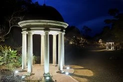 G-LUX 11W LED Flat Top In-Ground Well Light - Cool White - Durable Landscape Lighting -Nebo Sales Store park gazebo cool white led landscape uplight