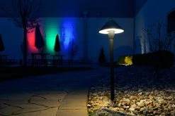 Adjustable Height Landscape LED Path Lights with Hammered Shade - 3 Watt Black Outdoor Lighting 20 Adjustable Height Landscape LED Path Lights with Hammered Shade - 3 Watt Black Outdoor Lighting -Nebo Sales Store path light hammered shade sbl garden