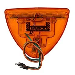 Triangle LED Turn Signal Light for Peterbilt 379 Trucks - 31 LEDs, Bullet Connector, Surface Mount - PBT-A31 11 Triangle LED Turn Signal Light for Peterbilt 379 Trucks - 31 LEDs, Bullet Connector, Surface Mount - PBT-A31 -Nebo Sales Store pbt a31 back