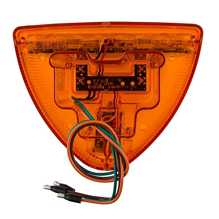 Triangle LED Turn Signal Light for Peterbilt 379 Trucks - 31 LEDs, Bullet Connector, Surface Mount - PBT-A31 3 Triangle LED Turn Signal Light for Peterbilt 379 Trucks - 31 LEDs, Bullet Connector, Surface Mount - PBT-A31 - Image 3