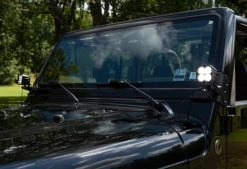 3” LED Pod Lights - 20W Square Off-Road Lights - 2,000 Lumens - Waterproof & Durable for Trucks, ATVs, SUVs -Nebo Sales Store pl 20w fl app flood 2pk on v1