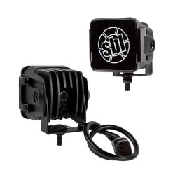 3” LED Pod Lights - 20W Square Off-Road Lights with Yellow Lens, 2,000 Lumens, Fog Beam - Single 13 3” LED Pod Lights - 20W Square Off-Road Lights with Yellow Lens, 2,000 Lumens, Fog Beam - Single -Nebo Sales Store pl 20w sp front cover back 1