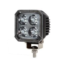 3" 40W Square LED Light Pod - 4,000 Lumens, 60-Degree Flood Beam for Off-Road & Emergency Vehicles