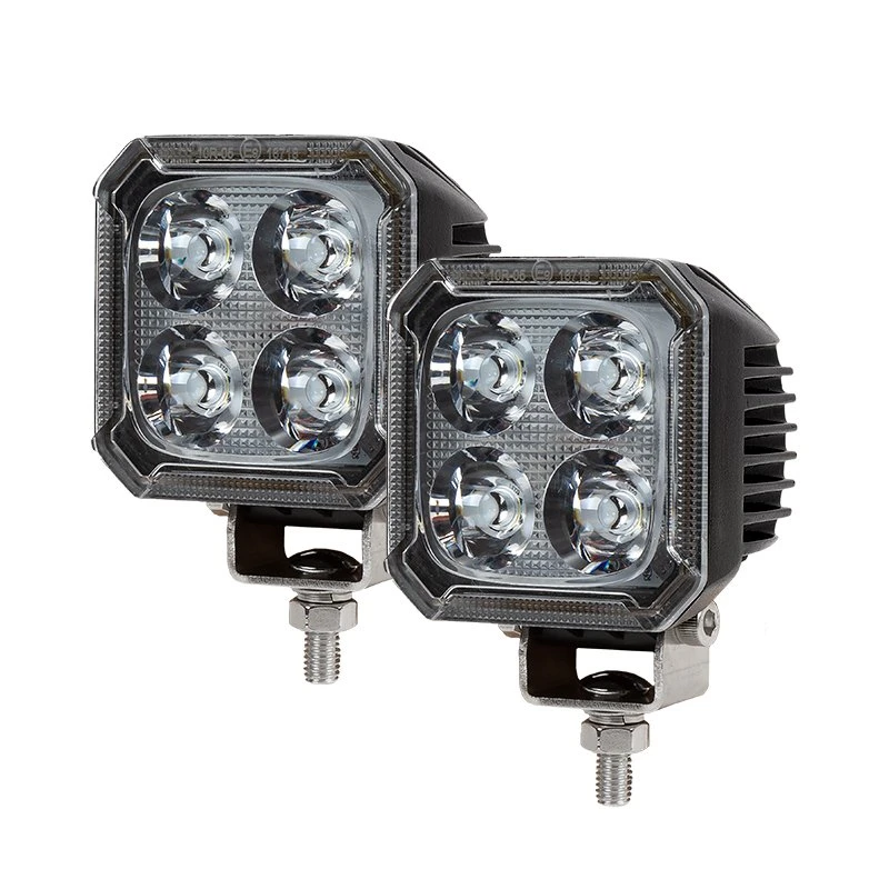 3" 40W Square LED Light Pod - 4,000 Lumens, 60-Degree Flood Beam for Off-Road & Emergency Vehicles 2 3" 40W Square LED Light Pod - 4,000 Lumens, 60-Degree Flood Beam for Off-Road & Emergency Vehicles - Image 2