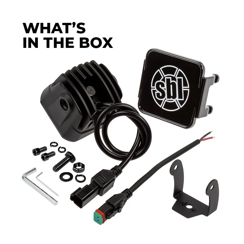 3” LED Pod Lights - 20W Square Off-Road Lights with Yellow Lens, 2,000 Lumens, Fog Beam - Single 3 3” LED Pod Lights - 20W Square Off-Road Lights with Yellow Lens, 2,000 Lumens, Fog Beam - Single - Image 3