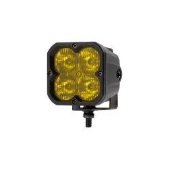 3” LED Pod Lights - 20W Square Off-Road Lights with Yellow Lens, 2,000 Lumens, Fog Beam - Single