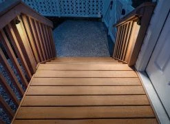 12V LED Deck Light - 300 Lumens - 3000K/4000K/5000K Color Options - Waterproof Landscape Lighting -Nebo Sales Store plastic rail night 3