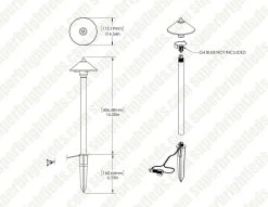 Landscape LED Ready Path Lights with Cone Shade - G4 LED Bulb - Cool White | Outdoor LED Path Lighting -Nebo Sales Store plc f 2 9