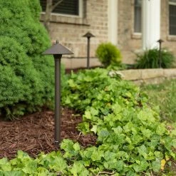 6-Piece LED Landscape Lighting Kit with Cone Shade Path Lights & Spotlights - Low Voltage Transformer Included 23 6-Piece LED Landscape Lighting Kit with Cone Shade Path Lights & Spotlights - Low Voltage Transformer Included -Nebo Sales Store plc fapp close up 3