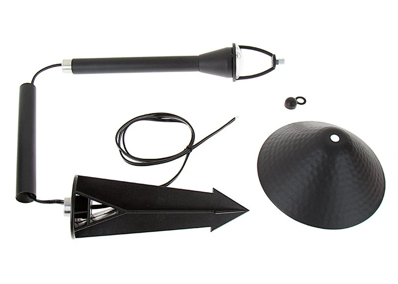 Adjustable Height Landscape LED Path Lights with Hammered Shade - 3 Watt Black Outdoor Lighting 3 Adjustable Height Landscape LED Path Lights with Hammered Shade - 3 Watt Black Outdoor Lighting - Image 3