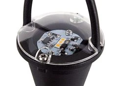 Adjustable Height Landscape LED Path Lights with Hammered Shade - 3 Watt Black Outdoor Lighting 14 Adjustable Height Landscape LED Path Lights with Hammered Shade - 3 Watt Black Outdoor Lighting -Nebo Sales Store plgs x3x led close up0