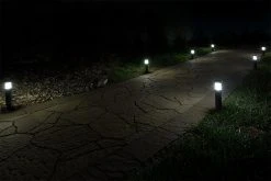 3W LED Pathway Light - Low Voltage Landscape Lighting, 15W Equivalent, 4000K Cool White, Mini Bollard Post -Nebo Sales Store plmb xk3br illuminating pathway 2