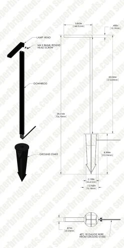 3W Landscape LED Path Lights with Offset Linear Light Head - Energy-Efficient Outdoor Lighting -Nebo Sales Store plol ww3bk assembly for site0