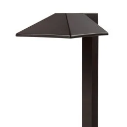 5" Square Offset Landscape LED Path Lights - 1 Watt Energy-Efficient Outdoor Lighting