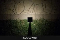 5" Square Offset Landscape LED Path Lights - 1 Watt Energy-Efficient Outdoor Lighting -Nebo Sales Store plos ww1br top down0