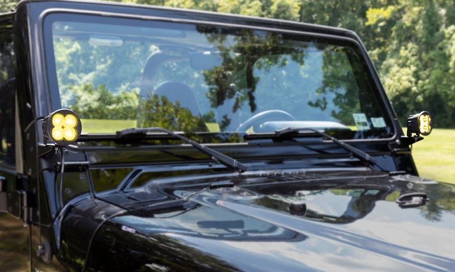 3" LED Pod Lights - 20W Round Off-Road Lights with Yellow Lens, 2,000 Lumens, Fog Lights, 2-Pack 8 3" LED Pod Lights - 20W Round Off-Road Lights with Yellow Lens, 2,000 Lumens, Fog Lights, 2-Pack - Image 8