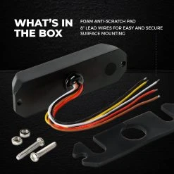 9W Grille and Surface Mount LED Strobe Light Head - High-Intensity Warning Light for Vehicles -Nebo Sales Store pn strb x9artboard4