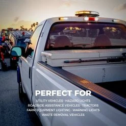 9W Grille and Surface Mount LED Strobe Light Head - High-Intensity Warning Light for Vehicles -Nebo Sales Store pn strb x9artboard7