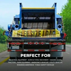 6" Oval LED Strobe Light for Trucks & Trailers - 24 LEDs, Red, 12V/24V - High Visibility Signal Lighting -Nebo Sales Store pt strb x24artboard8