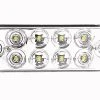 10-LED Oval White Trailer Backup Light - Durable & Bright Signal Lighting for Trucks