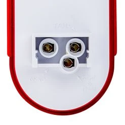 6" Oval LED Truck and Trailer Lights - Stop/Turn/Tail Lights with 3-Pin Connector - Flush Mount - 24 LEDs -Nebo Sales Store pt x24 plug