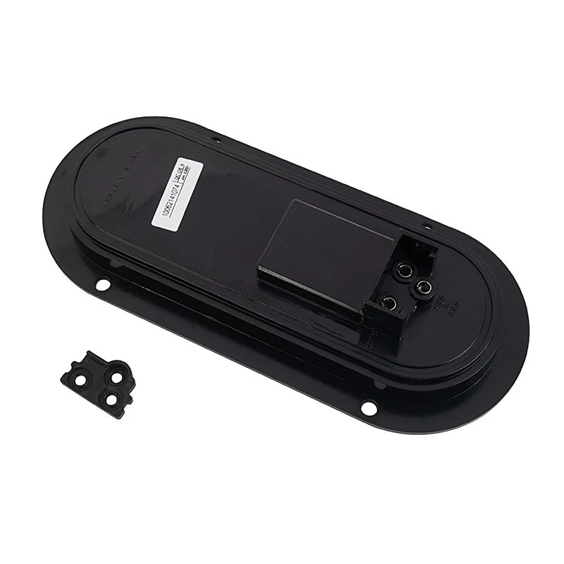 6" Oval LED Truck and Trailer Lights - Stop/Turn/Tail Lights with 56 LEDs, 3-Pin Connector, Flange Mount 2 6" Oval LED Truck and Trailer Lights - Stop/Turn/Tail Lights with 56 LEDs, 3-Pin Connector, Flange Mount - Image 2