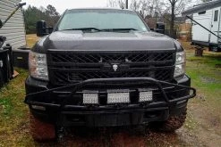 9" Titan Series Quad-Row Off-Road LED Light Bar - 108W, 9,600 Lumens, Multi Beam Technology 30 9" Titan Series Quad-Row Off-Road LED Light Bar - 108W, 9,600 Lumens, Multi Beam Technology -Nebo Sales Store punisher chevy truck led light bars work lights front grill rack customer