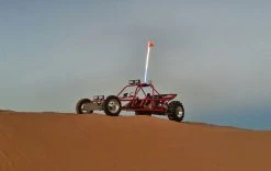 6.5" Titan Series Quad-Row Off-Road LED Light Bar - 72W, 6,500 Lumens Flood Beam for Trucks, SUVs, ATVs -Nebo Sales Store quad row heavy duty off road led light with combo beam installed on sand rail 1