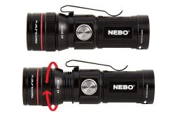 NEBO REDLINE RC Rechargeable LED Flashlight with Charging Dock - 320 Lumens, Compact & Bright - #6392 -Nebo Sales Store rechargeable led flashlight nebo redline rc profile