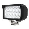 6" Rectangular 45W LED Auxiliary Light - Heavy Duty Off-Road Driving Light with 60° Beam Angle - Black Finish