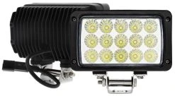 6" Rectangular 45W LED Auxiliary Light - Heavy Duty Off-Road Driving Light with 60° Beam Angle - Black Finish -Nebo Sales Store rectangular led work light 45w overview main