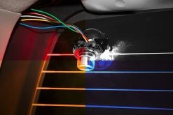 LED Hideaway Strobe Light - Multi-Color Emergency Vehicle Warning Light - Surface Mount - Red/Amber/Blue/White - Single Unit 13 LED Hideaway Strobe Light - Multi-Color Emergency Vehicle Warning Light - Surface Mount - Red/Amber/Blue/White - Single Unit -Nebo Sales Store red mini strobe light suction cup back window options