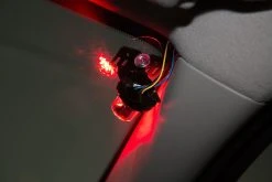 Mini LED Hideaway Strobe Lights - 360-Degree Emergency Vehicle Warning Lights with Built-In Controller - Surface Mount - White -Nebo Sales Store red mini strobe light suction cup windshield square mount