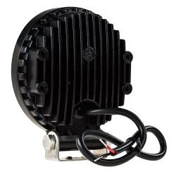 18W Round Amber LED Vehicle Strobe Light with Built-In Controller - Quad Flash Pattern -Nebo Sales Store round led amber strobe work light back