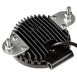 18W Round Amber LED Vehicle Strobe Light with Built-In Controller - Quad Flash Pattern -Nebo Sales Store round led amber strobe work light mount