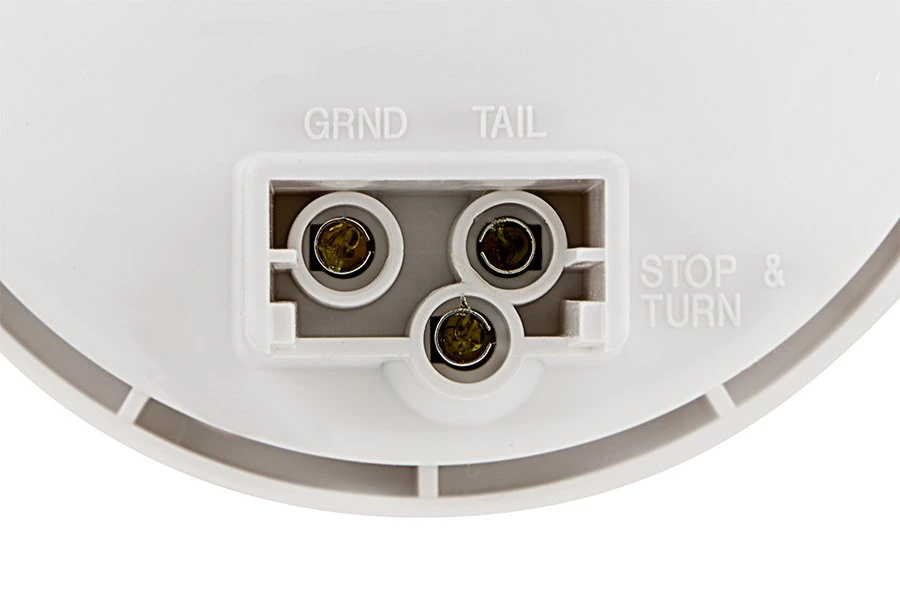 4" Round LED Truck & Trailer Lights - Clear Lens, 17 LEDs, 3-Pin Connector, Flush Mount - Brake/Turn/Tail Lights 5 4" Round LED Truck & Trailer Lights - Clear Lens, 17 LEDs, 3-Pin Connector, Flush Mount - Brake/Turn/Tail Lights - Image 5