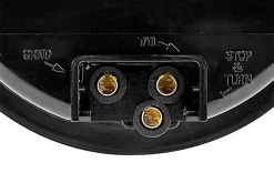 4" Round LED Truck & Trailer Lights - Stop/Turn/Tail Lights - 61 LEDs, 3-Pin Connector, Flush Mount -Nebo Sales Store round stop tail turn led truck lamp 61 power 1