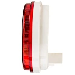 4" Round LED Truck & Trailer Lights - Red Stop/Turn/Tail Lights with Clear Lens & 3-Pin Connector - 17 LEDs - Flush Mount 12 4" Round LED Truck & Trailer Lights - Red Stop/Turn/Tail Lights with Clear Lens & 3-Pin Connector - 17 LEDs - Flush Mount -Nebo Sales Store round stop tail turn led truck lamp hb17 profile