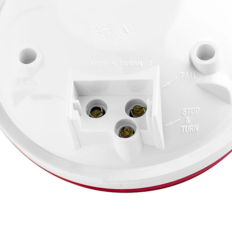 4" Round LED Truck & Trailer Lights - Red Stop/Turn/Tail Lights with 3-Pin Connector - 40 LEDs - Flush Mount 5 4" Round LED Truck & Trailer Lights - Red Stop/Turn/Tail Lights with 3-Pin Connector - 40 LEDs - Flush Mount - Image 5