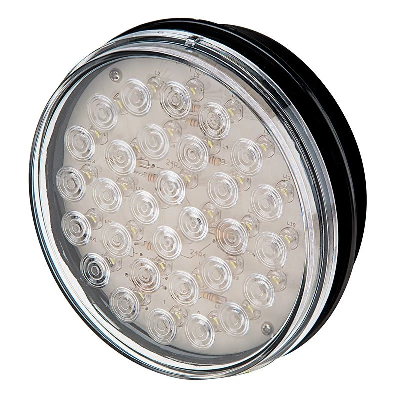 4" Round LED Trailer Backup Light - 30 Bright LEDs - White - Durable & Waterproof 2 4" Round LED Trailer Backup Light - 30 Bright LEDs - White - Durable & Waterproof - Image 2