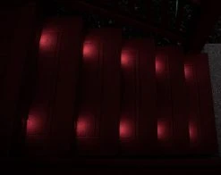 1W RGB Recessed LED Step Light - Stainless Steel Eyelid Design - Boat & Vehicle Lighting -Nebo Sales Store rsl x b installed on deck steps close up app 3