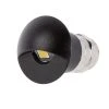 6-Pack Recessed LED Step/Deck Light - 1 Watt Black Eyelid Light - 3000K/4000K/6500K Warm White - Durable Outdoor Lighting